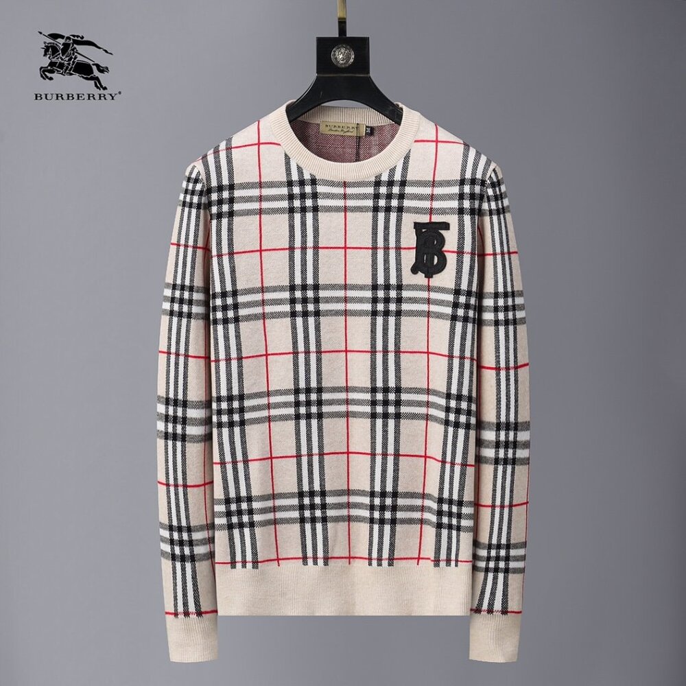 💃🖤Burberry Classical Pattern Sweaters